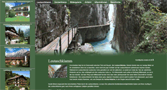 Desktop Screenshot of leutaschklamm.com